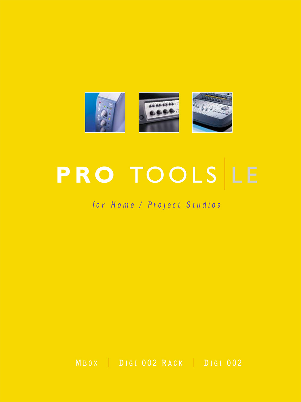 Boe Gatiss: Pro Tools LE brochure for Avid / Digidesign
