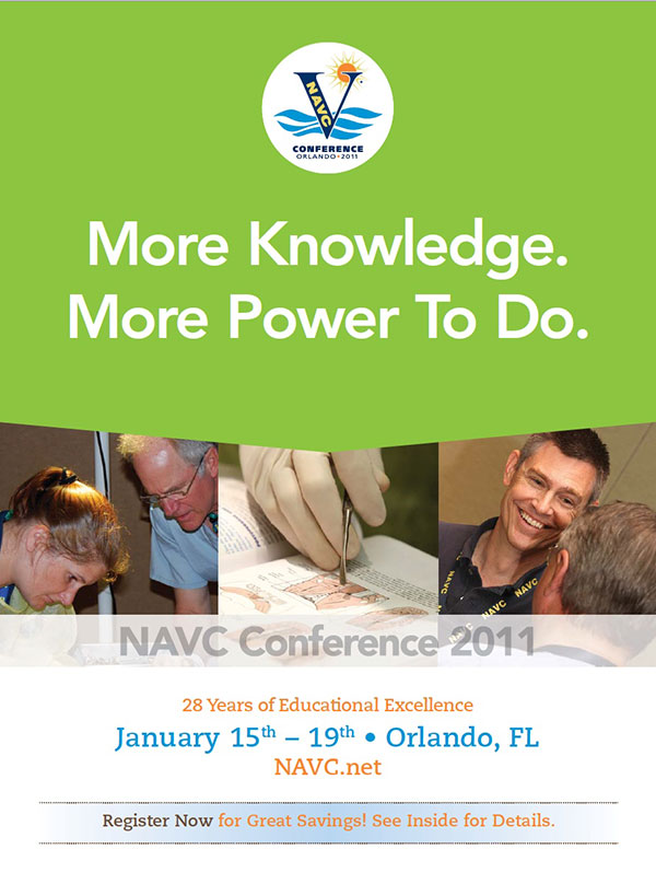 Event Insert Cover for NAVC Conference